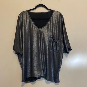 Party Top! Black with Iridescent Sparkle